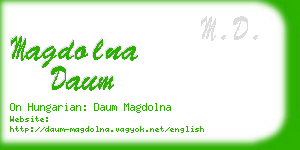 magdolna daum business card